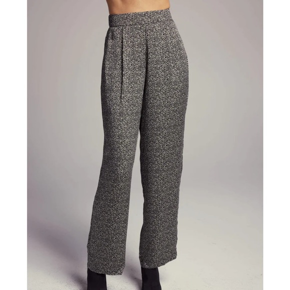 NWT Sundays dash silk pants Inness print size small - Picture 1 of 8